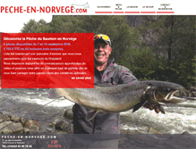 Tablet Screenshot of peche-en-norvege.com
